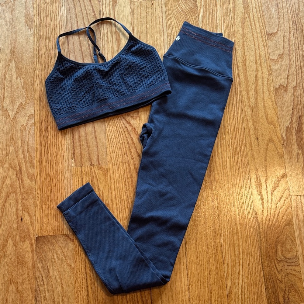 WOMENS Spiritual Gangster Navy Blue Leggings Set